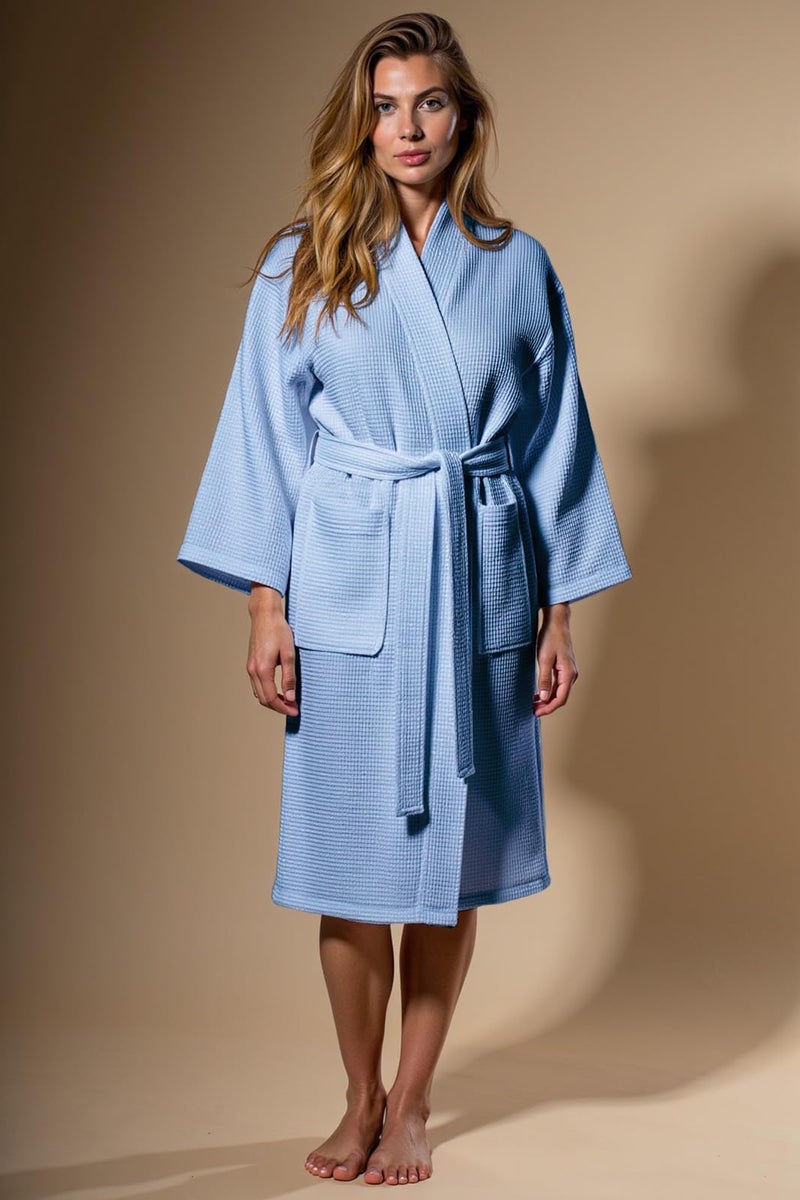 Turquaz Robes For Women Lightweight Unisex Waffle Kimono Bathrobe Mothers day Gifts - Image 2